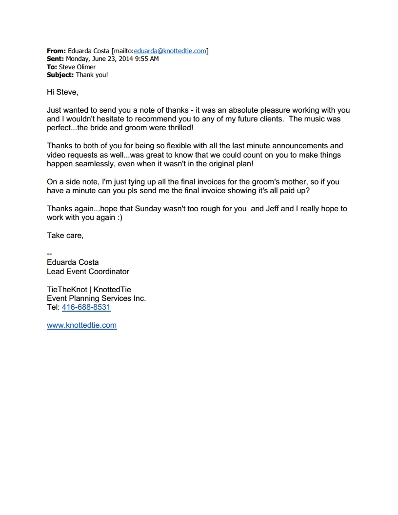 june 21, 2014steve's dj review