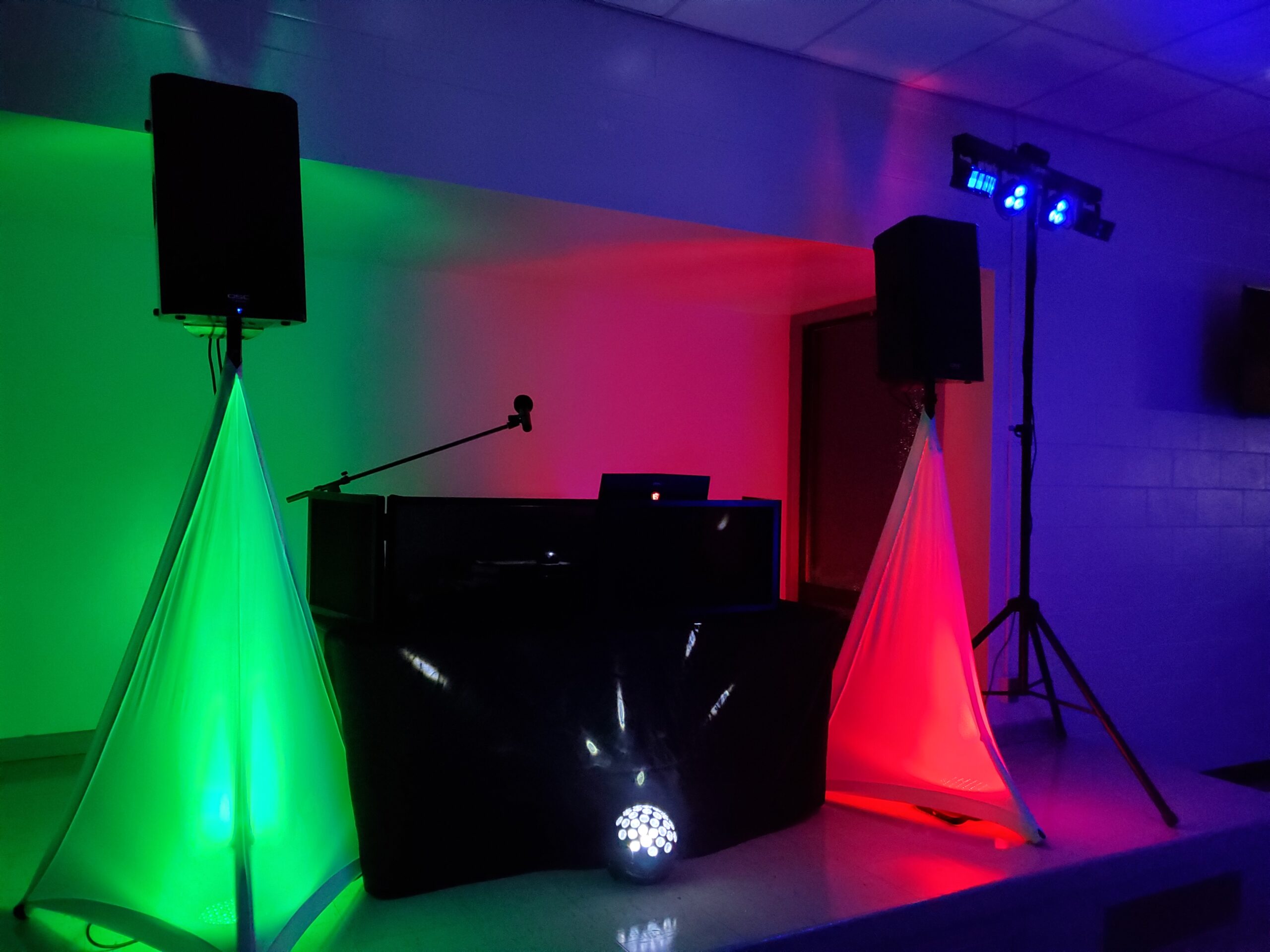 steve s dj party setup 210925